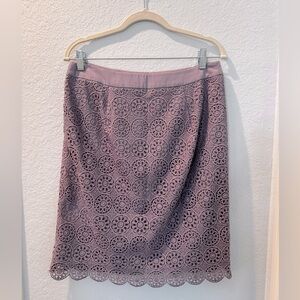Lilac lace skirt size 6